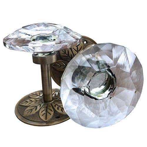 Faceted Glass Curtain Tiebacks –Elegant Curtain Holder