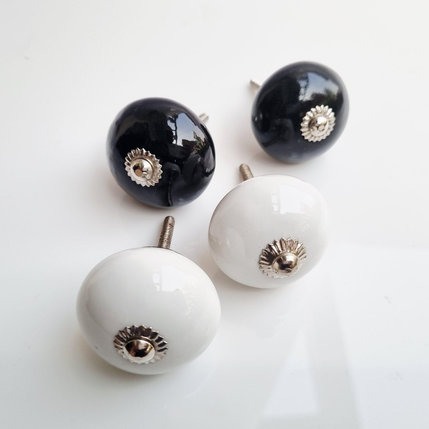 Modern Ceramic Knobs, 1.5 inch