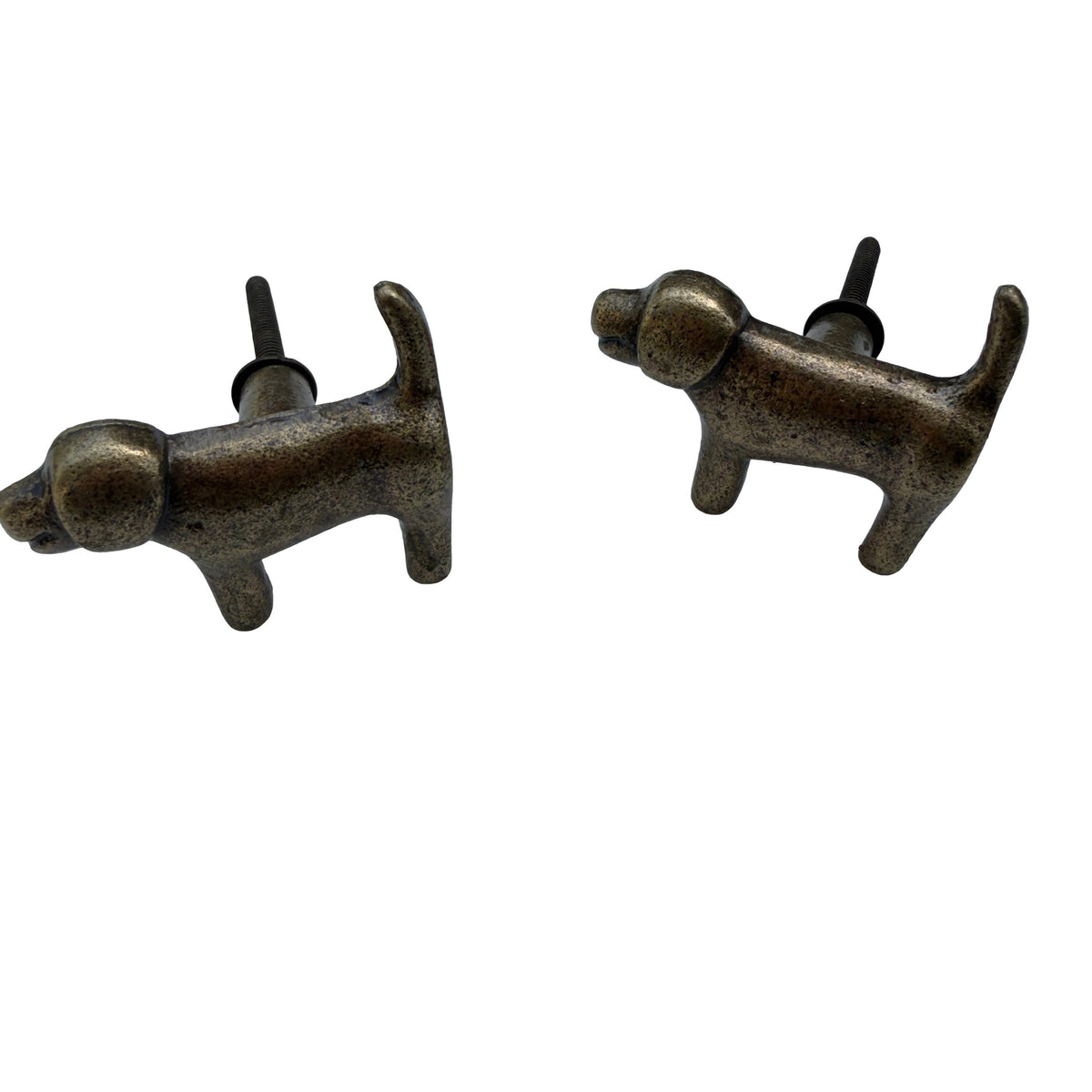 Cast Iron Dog Drawer Knobs – Rustic Farmhouse Furniture Pulls