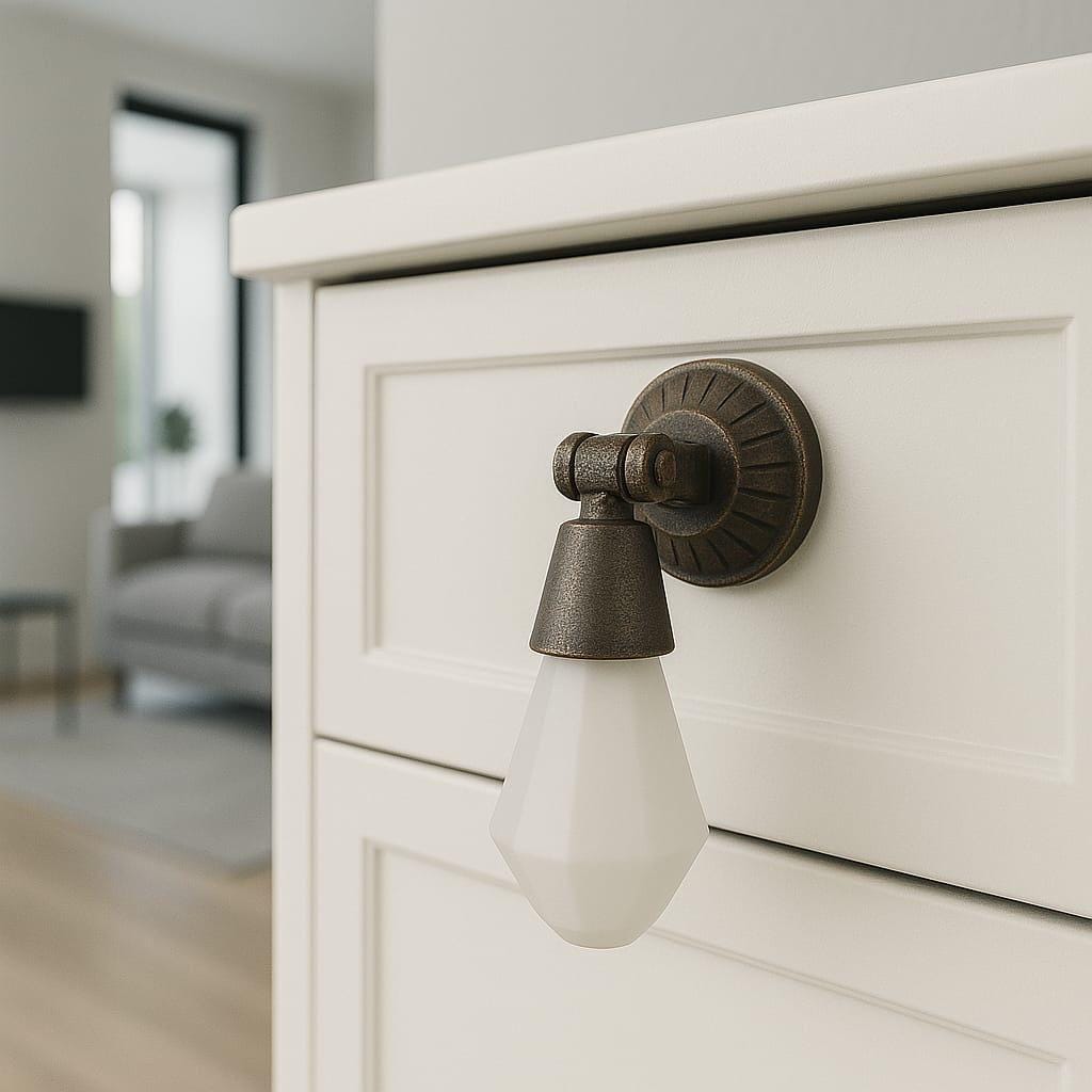 Glass Drop Knobs