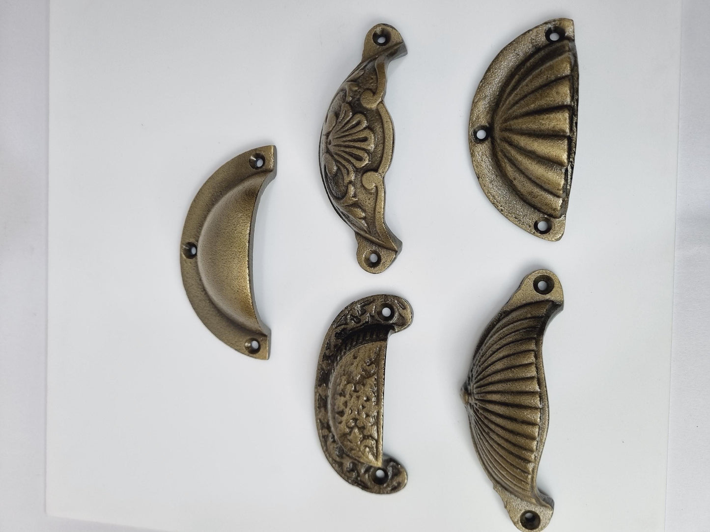 Vintage Cast Iron Cupboard Handles – Rustic, Durable Hardware for Cabinets & Drawers