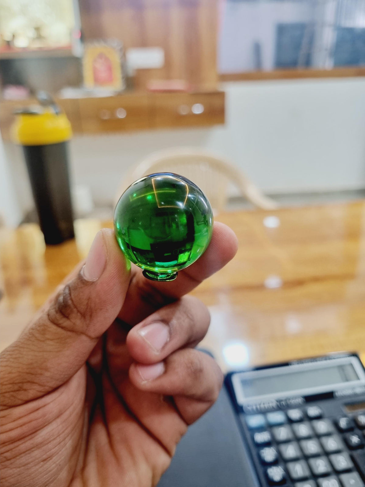 Crystal Glass Cabinet Knob, 30mm Round Drawer Pull, Farmhouse Decor Hardware