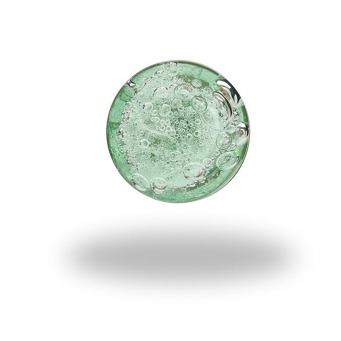 Mint green bubbles knobs
