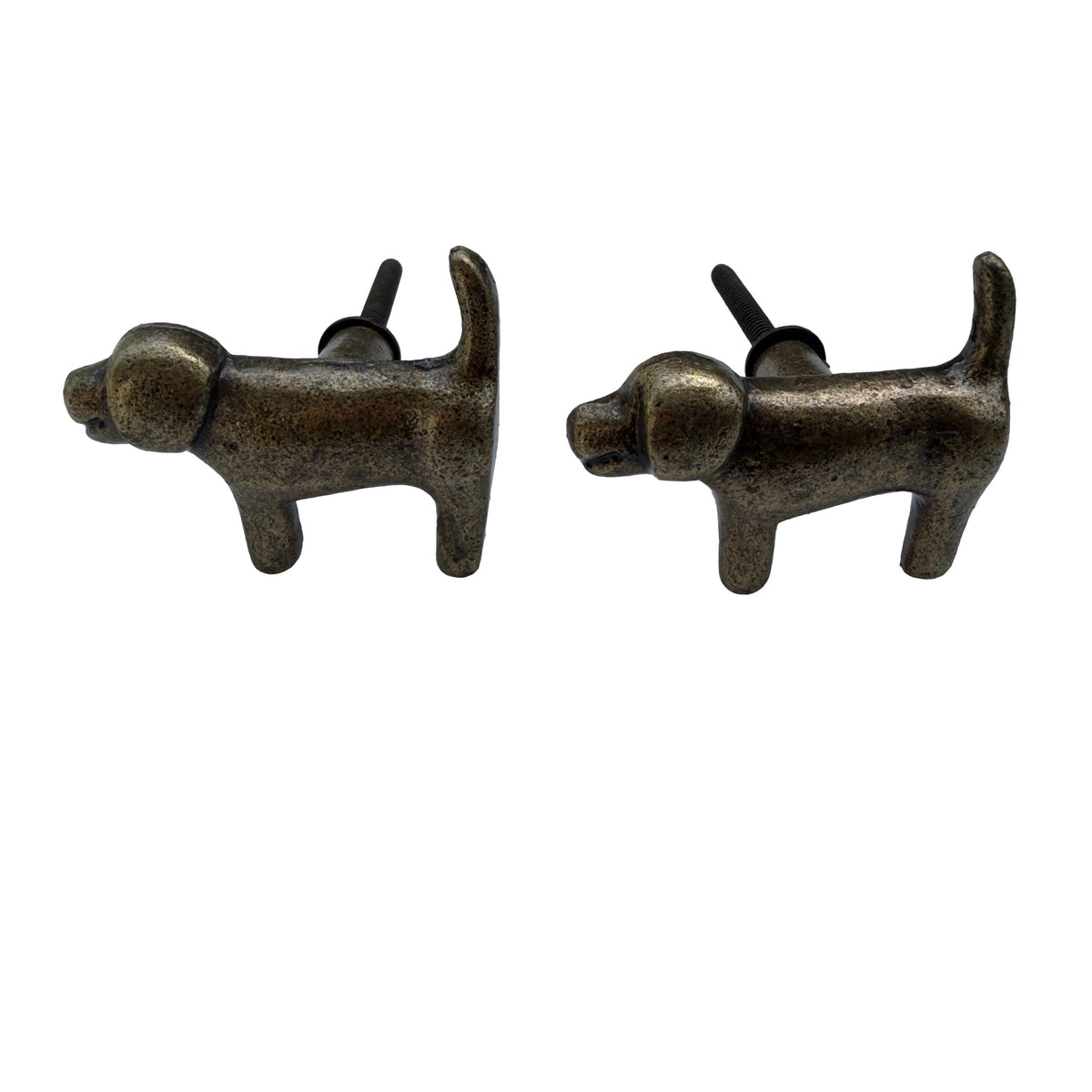 Cast Iron Dog Drawer Knobs – Rustic Farmhouse Furniture Pulls