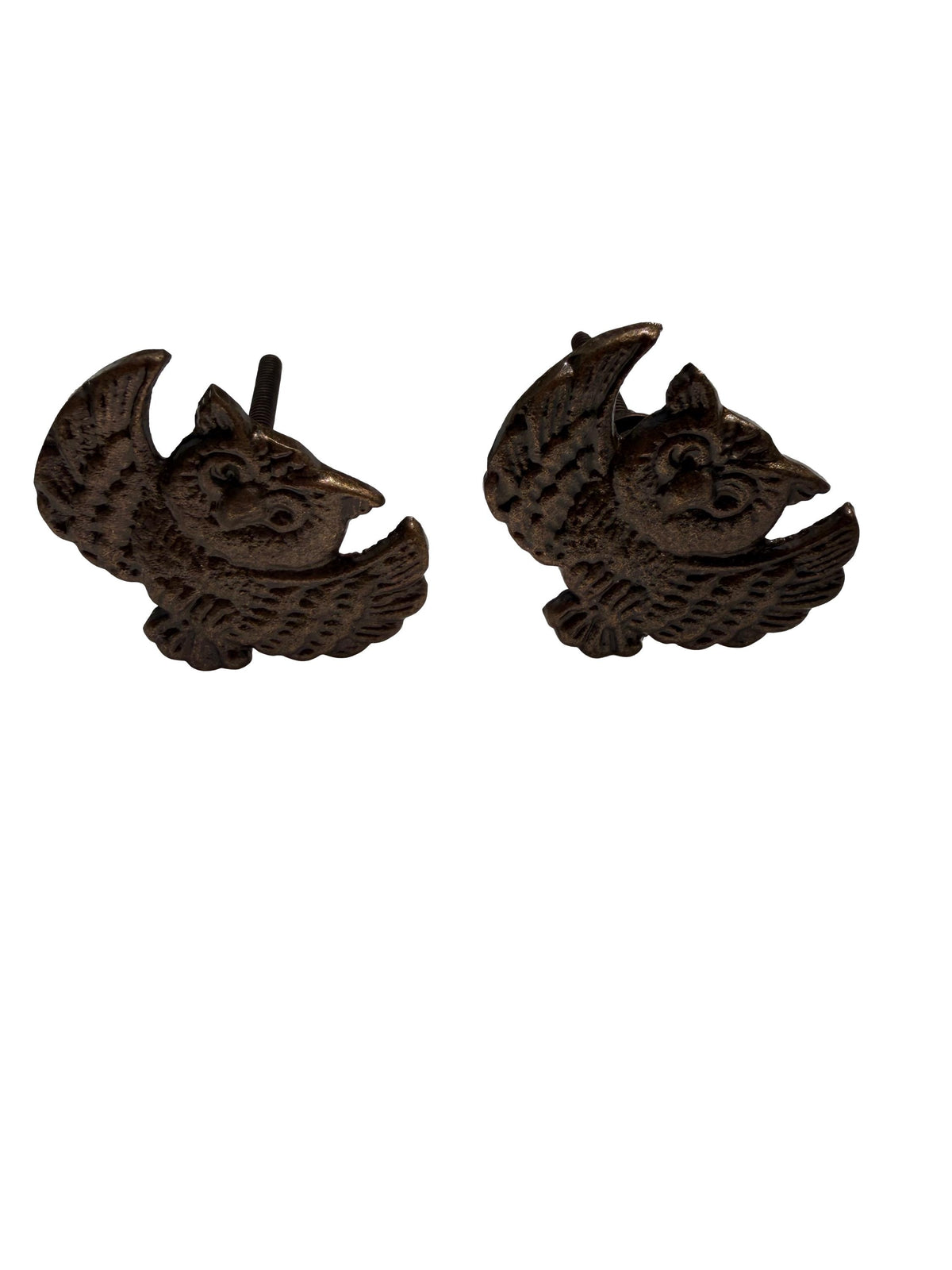 Cast Iron Bird Drawer Knob – Antique Sparrow Cabinet Handle, Rustic Farmhouse Furniture Pull
