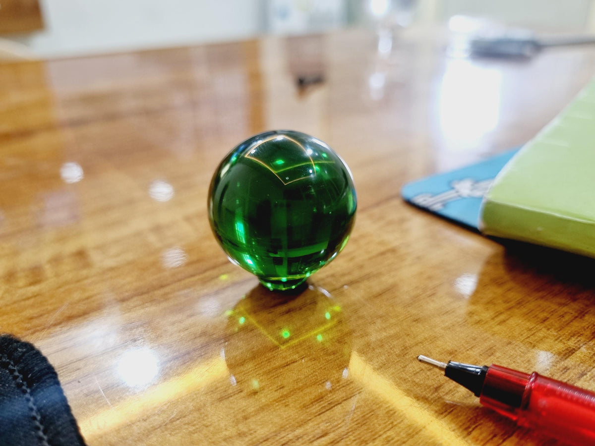 Crystal Glass Cabinet Knob, 30mm Round Drawer Pull, Farmhouse Decor Hardware