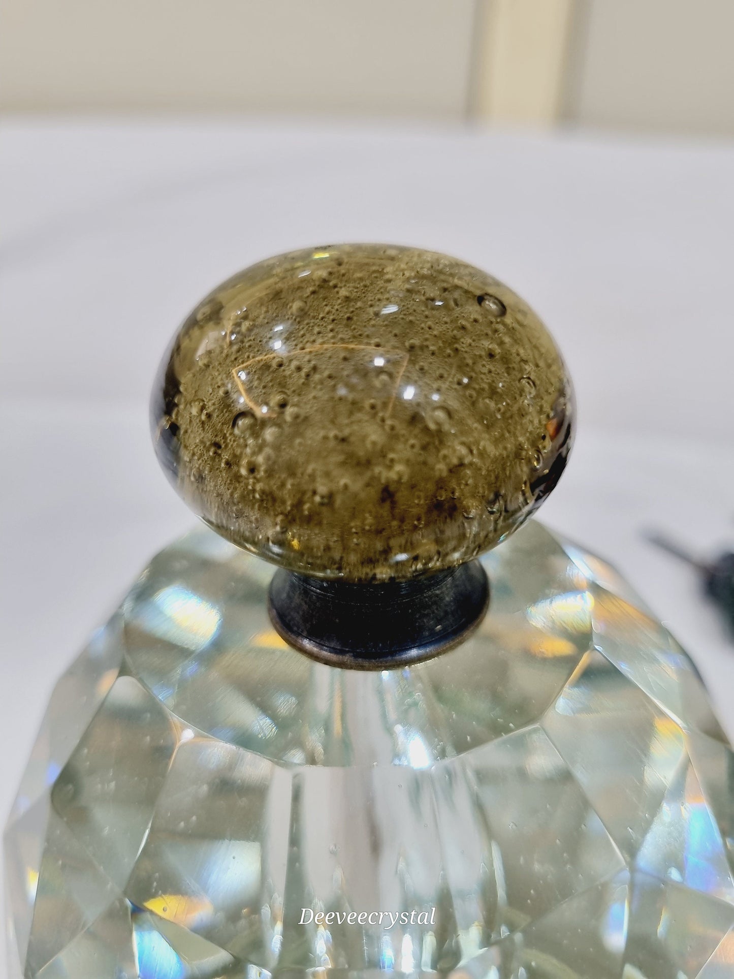 Glass Bubble Cabinet Knobs 1.5 Inch (36mm) with Antique Hardware – 12 Color Options | Handmade Drawer Knobs
