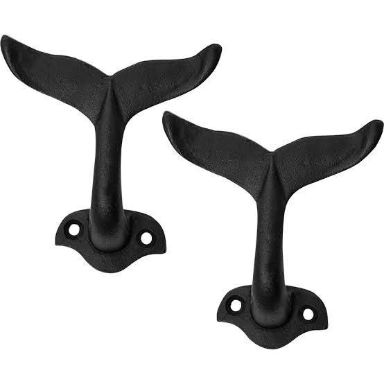 Whale Tail Coat, Robe, and Towel Hooks – Nautical-Inspired Elegance