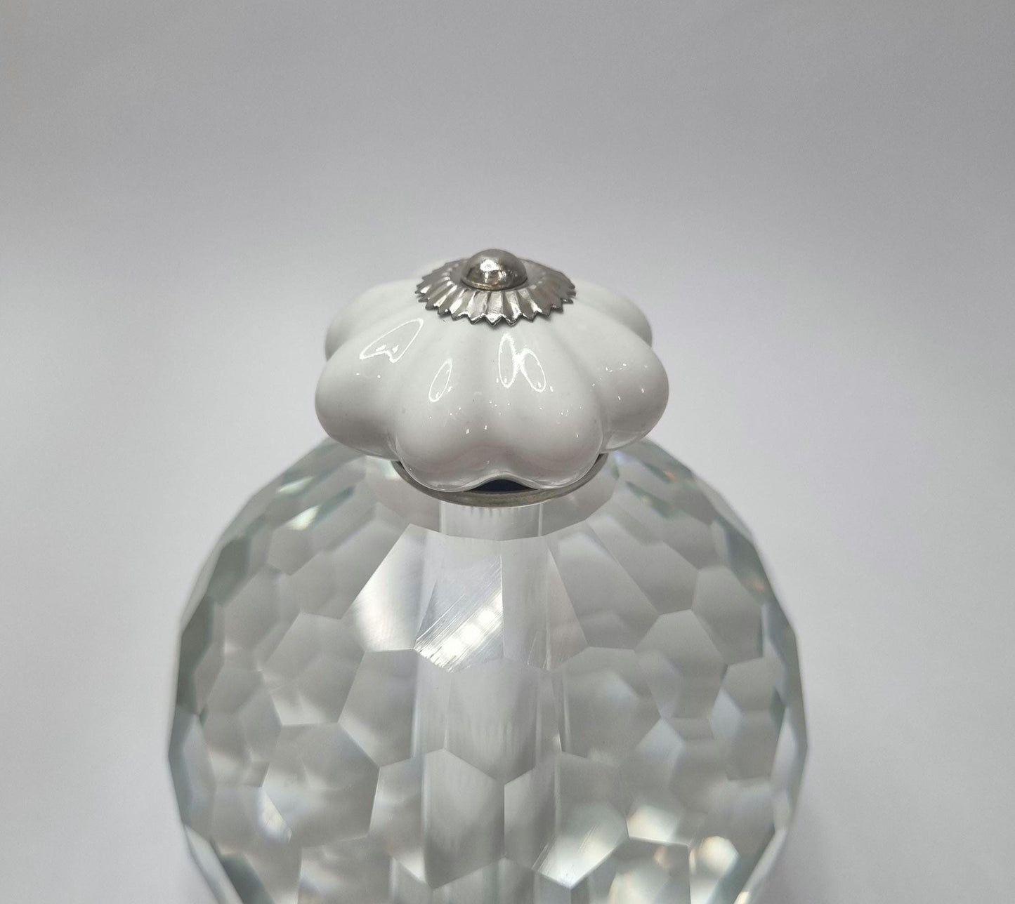 ceramic white melon knob