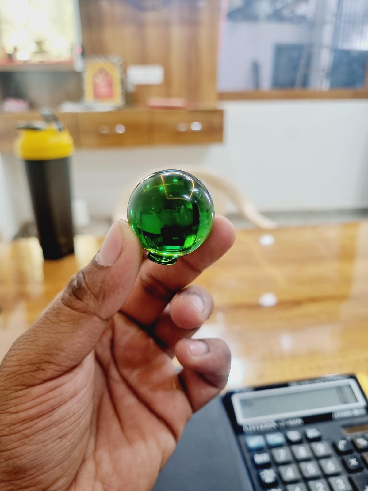 Crystal Glass Cabinet Knob, 30mm Round Drawer Pull, Farmhouse Decor Hardware