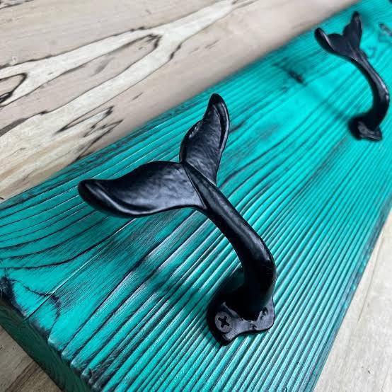 Whale Tail Coat, Robe, and Towel Hooks – Nautical-Inspired Elegance