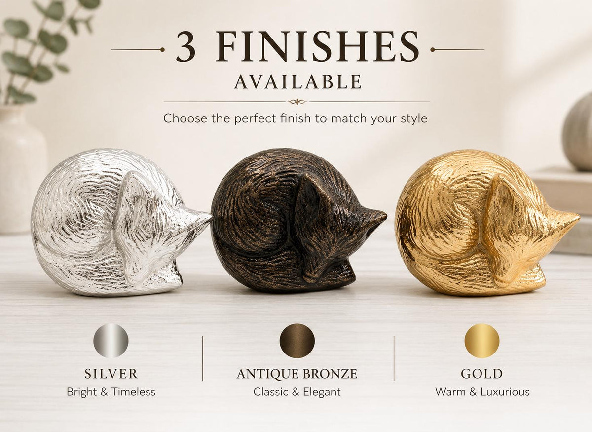 Sleeping fox cast iron knobs