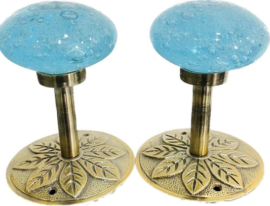 Pair of AquaGlassbubbles tie backs