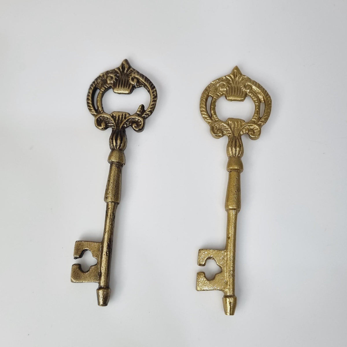 Vintage-Style Cast Iron Skeleton Key Bottle Opener