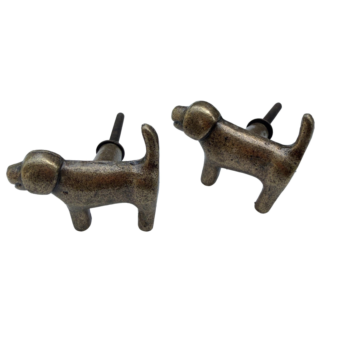 Cast Iron Dog Drawer Knobs – Rustic Farmhouse Furniture Pulls