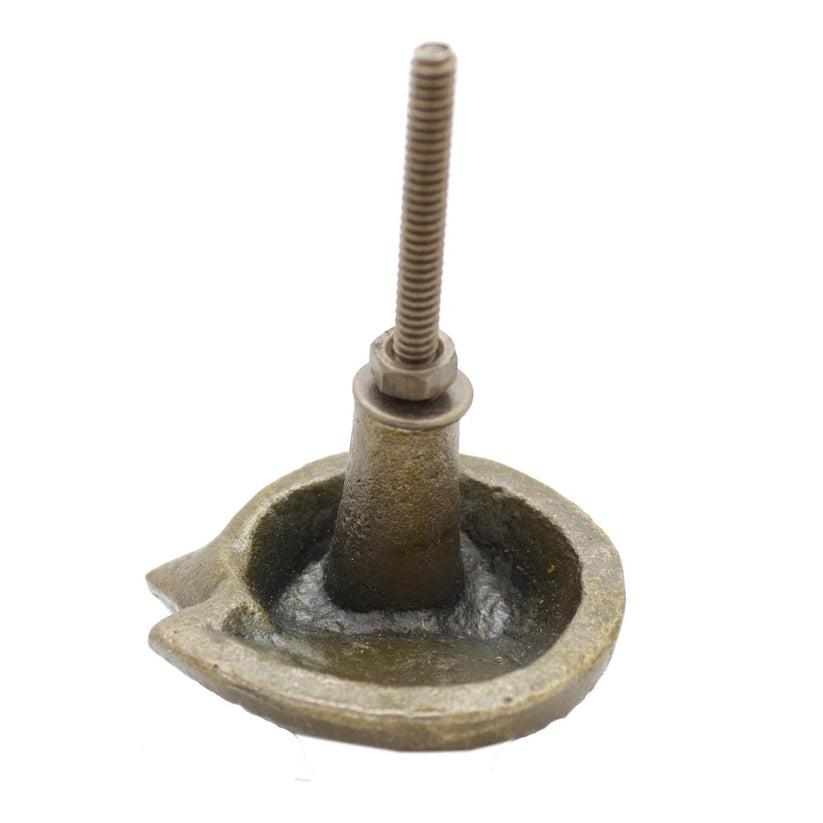 Sleeping fox cast iron knobs