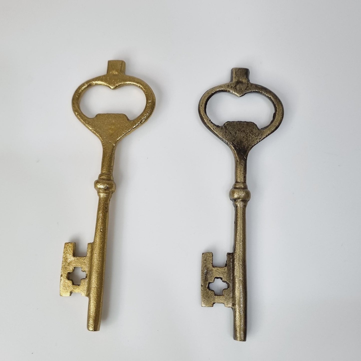 Vintage-Style Cast Iron Skeleton Key Bottle Opener