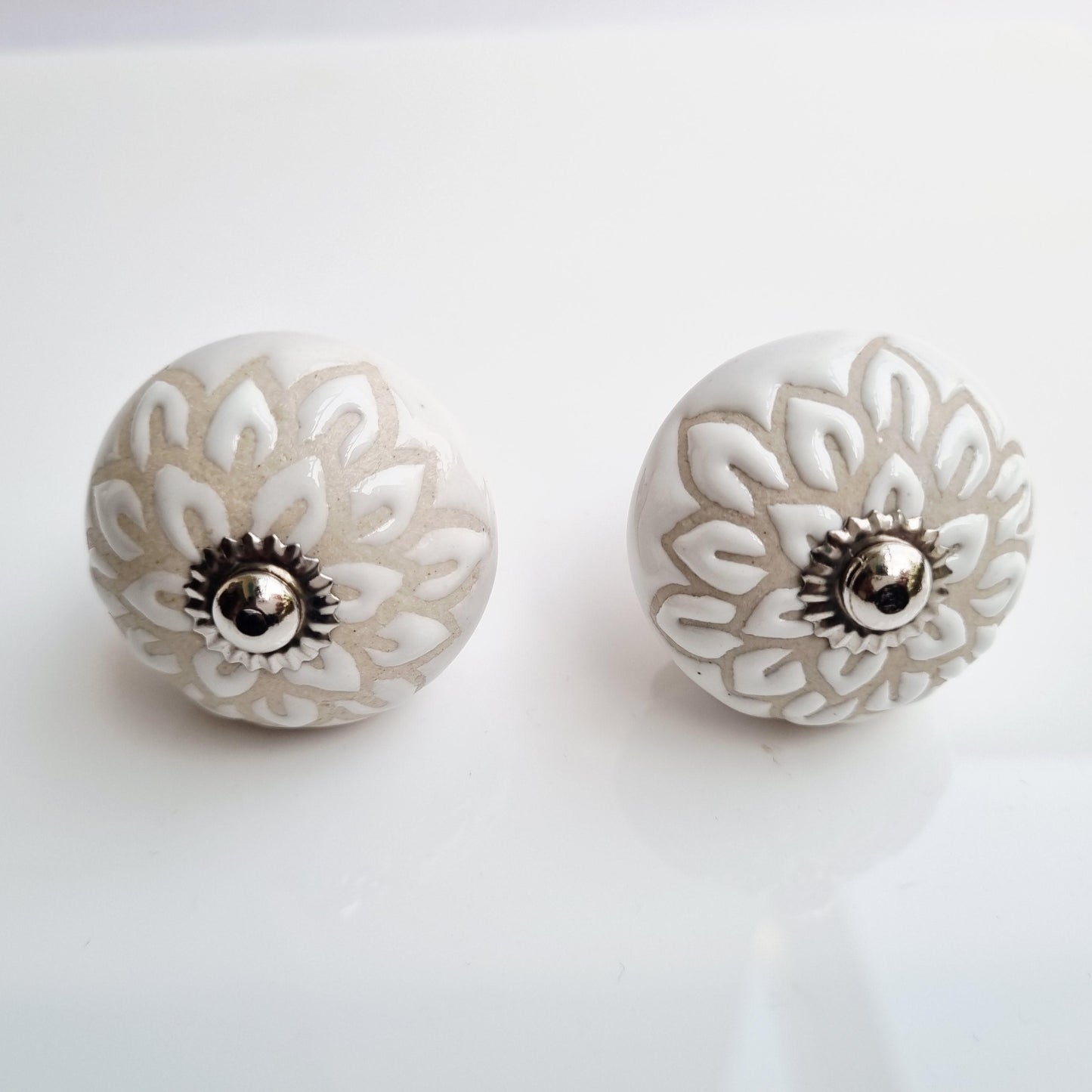 Modern Ceramic Knobs, 1.5 inch