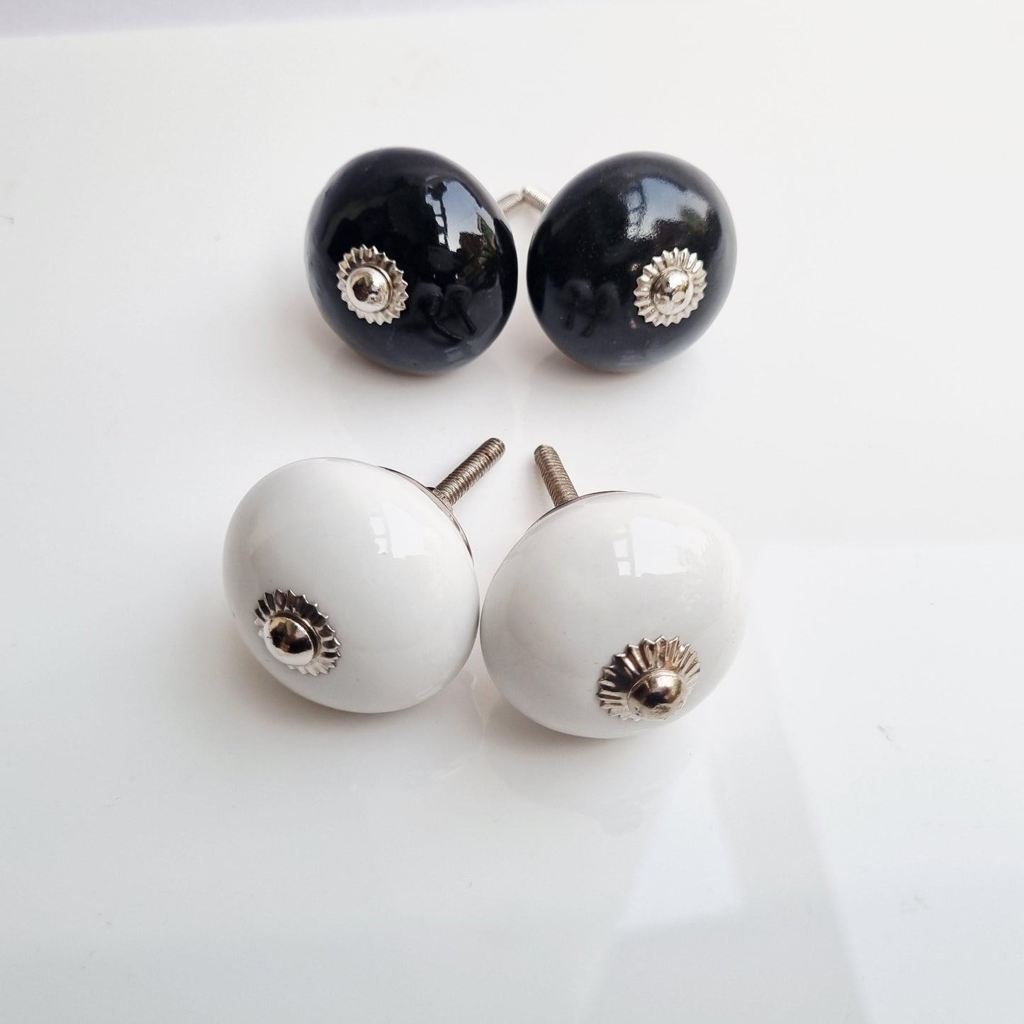 Modern Ceramic Knobs, 1.5 inch