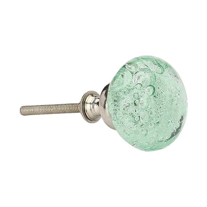 Mint green bubbles knobs