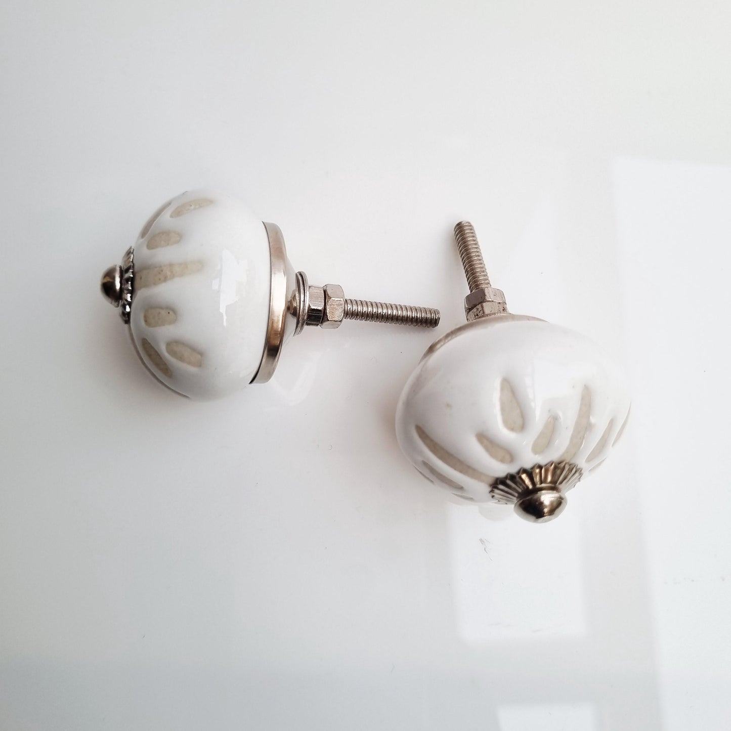 Modern Ceramic Knobs, 1.5 inch