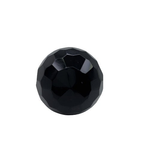 Handcut natural cutting design glass knob